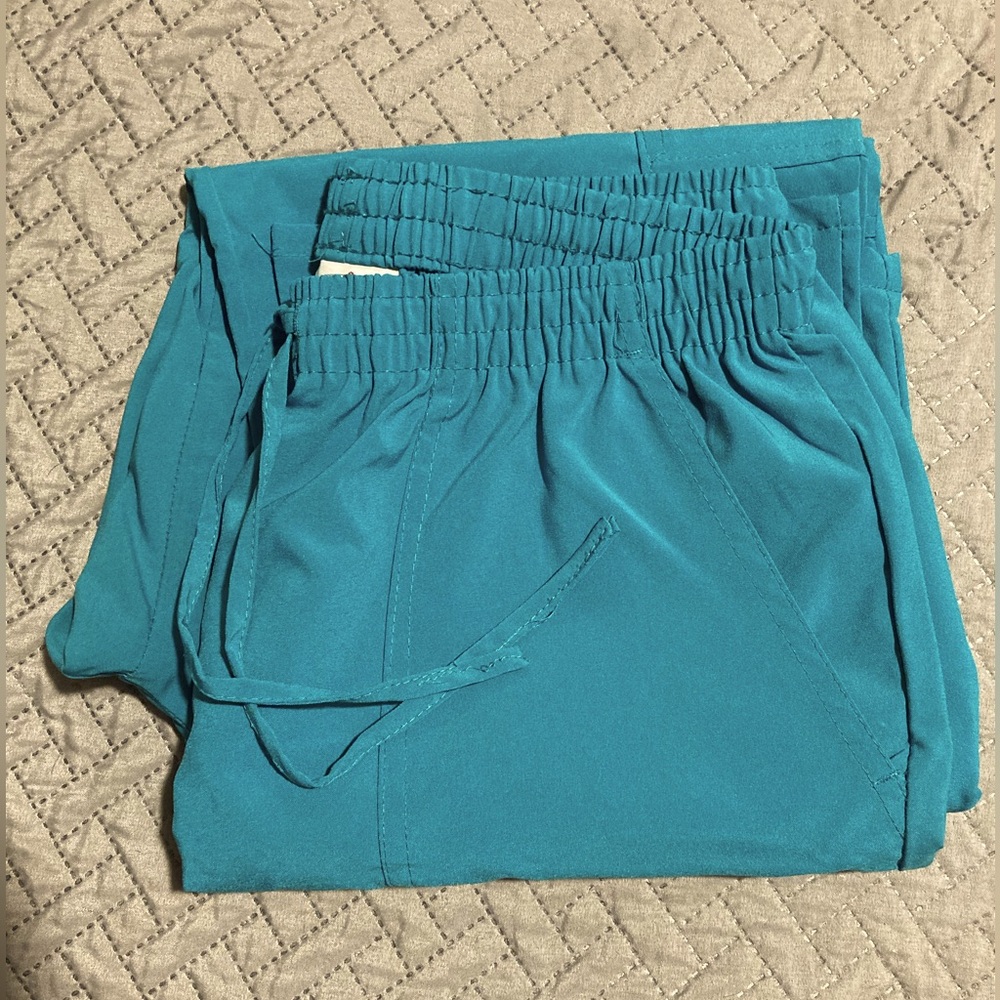Scrubs….light greenish color